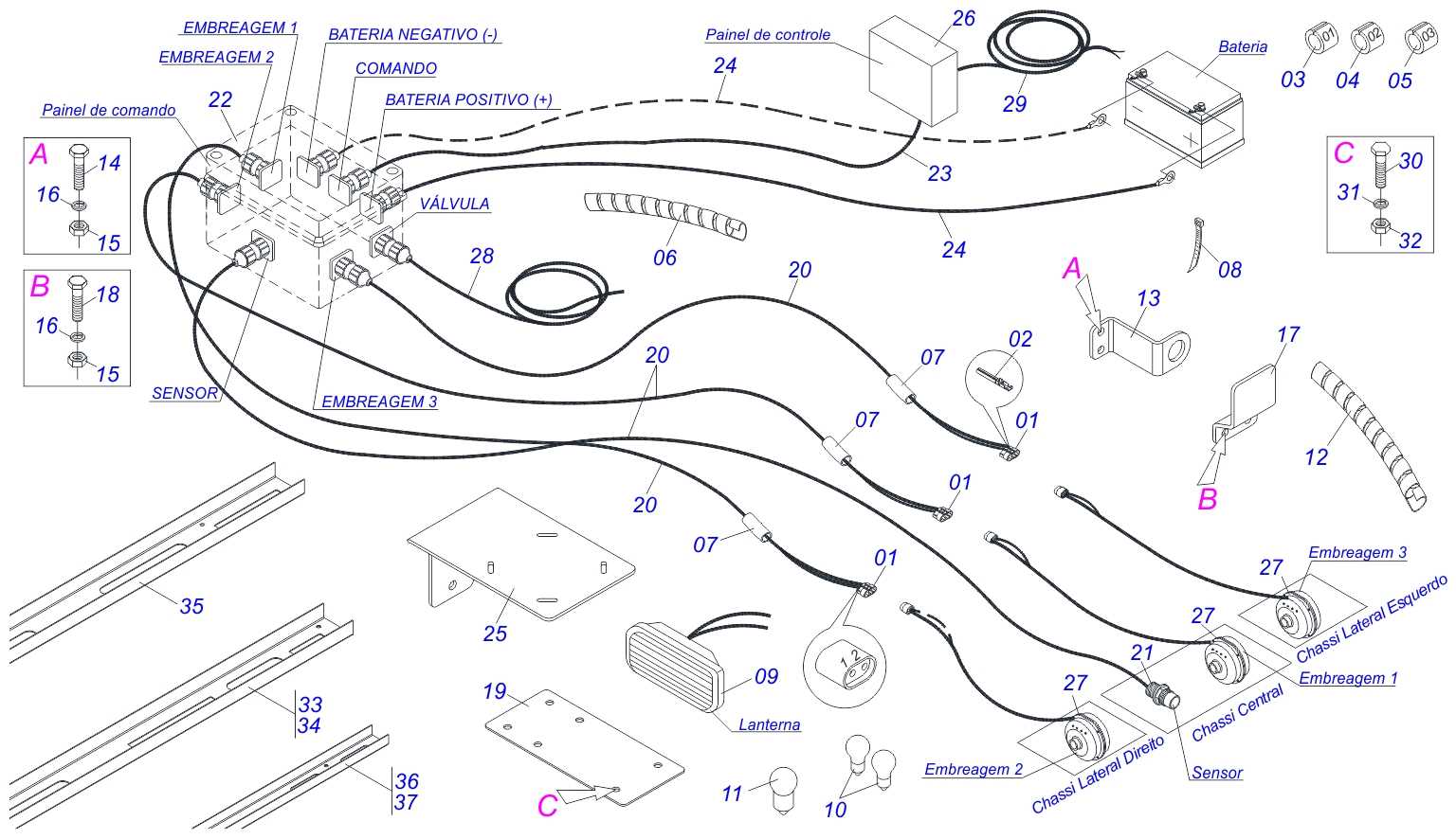 gogo scooter parts diagram