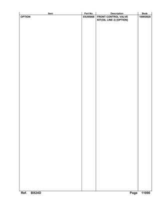 kubota bx24 parts diagram