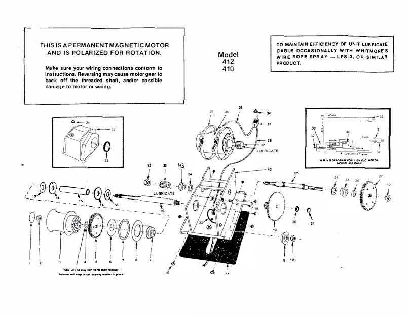 good windlass parts diagram