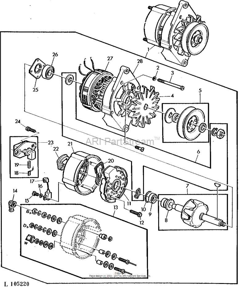 bosch alternator parts diagram