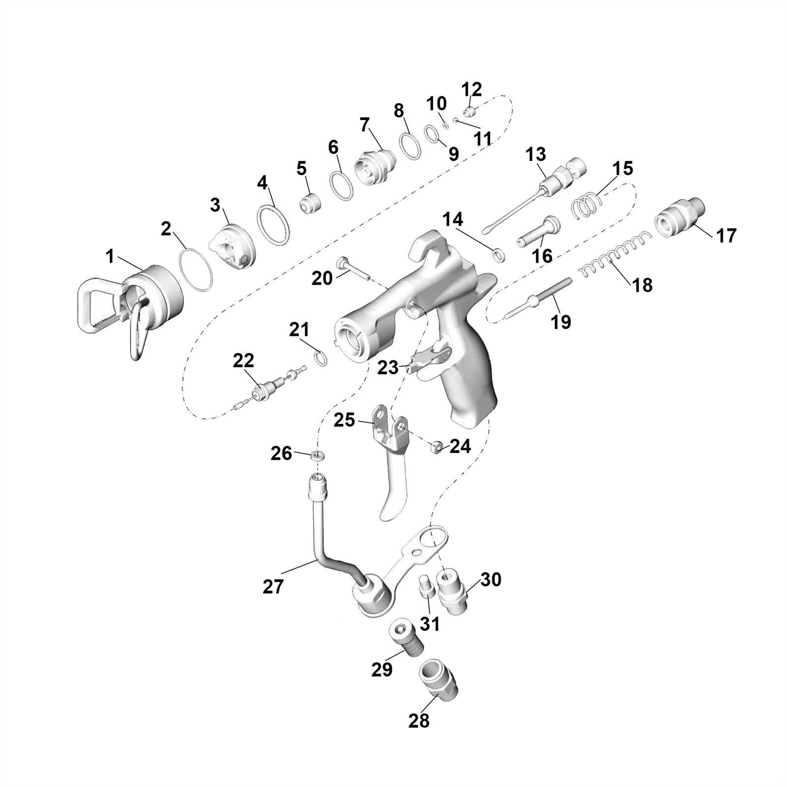 graco contractor gun parts diagram