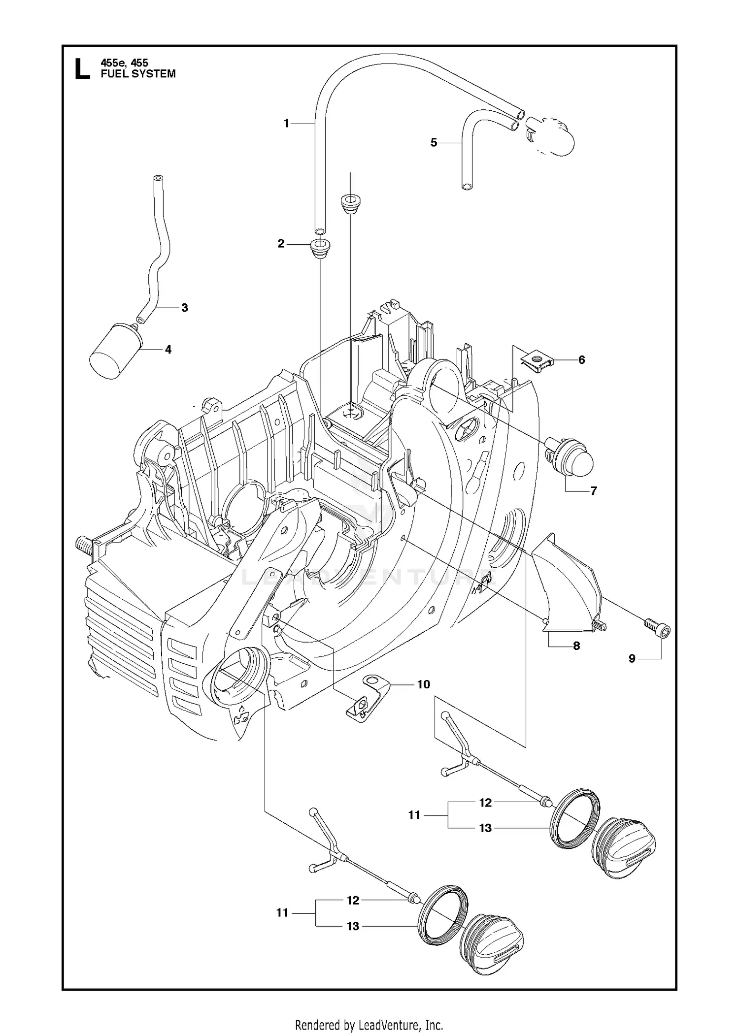 455 rancher parts diagram