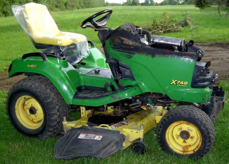 john deere x749 parts diagram