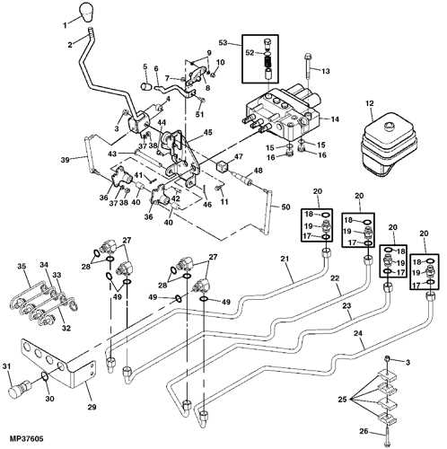 john deere 4400 tractor parts diagram