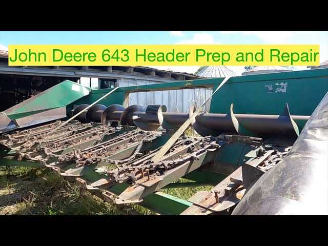 john deere 643 corn head parts diagram