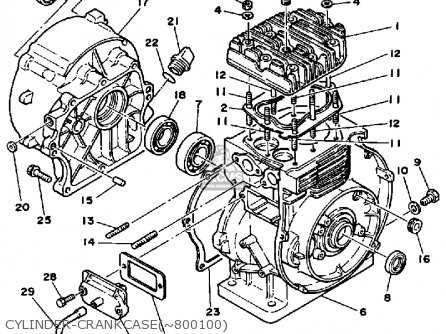 yamaha generator parts diagram