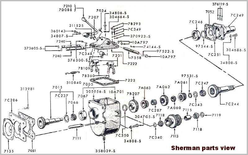 parts diagram ford 8n