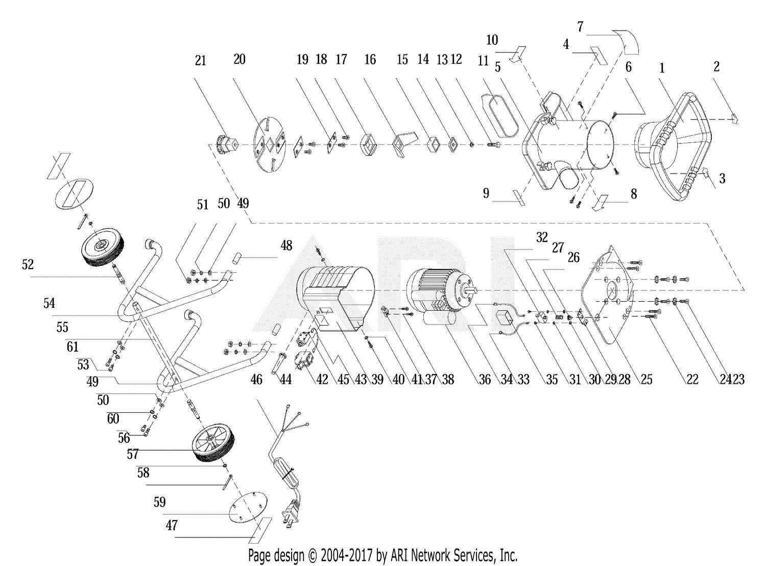 mcculloch lawn mower parts diagram