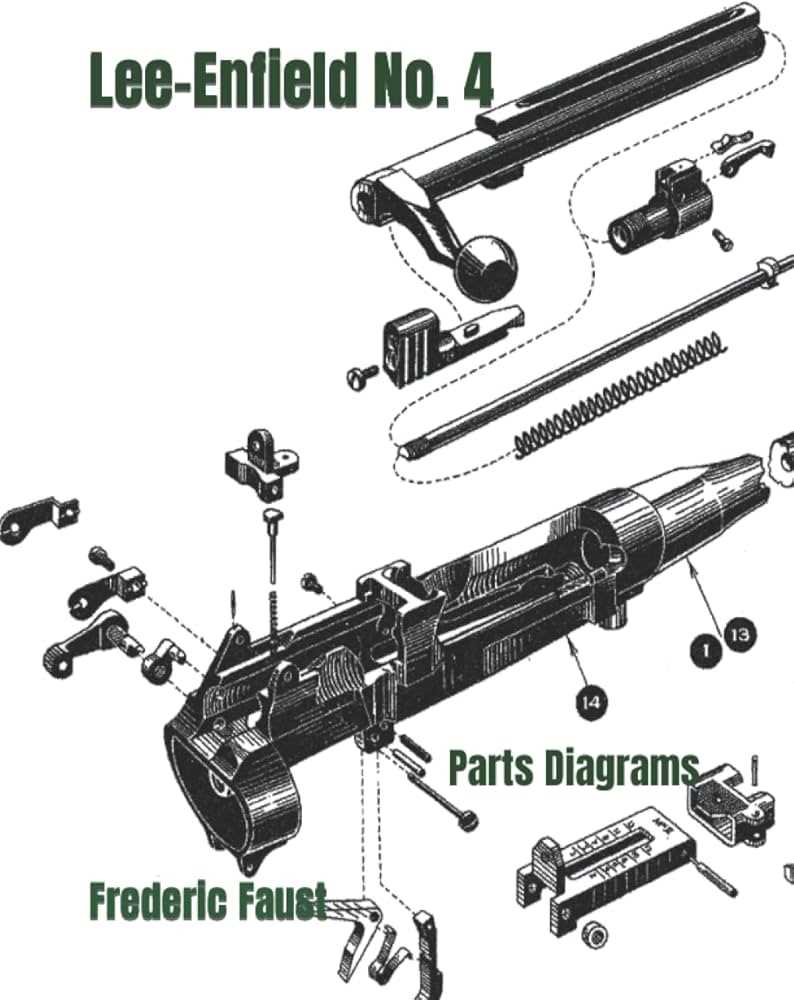 parts of a rifle diagram