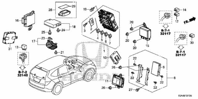 2016 honda crv parts diagram