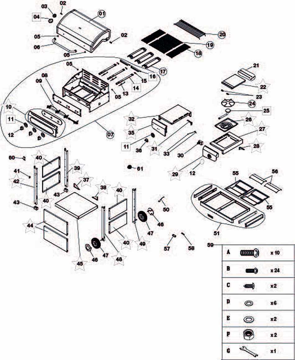 weber spirit e310 parts diagram