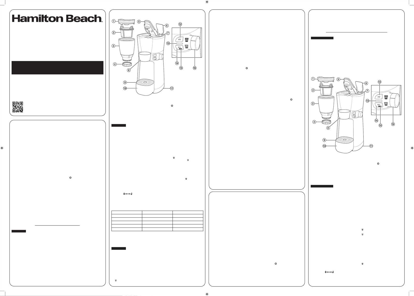 hamilton beach brewstation parts diagram