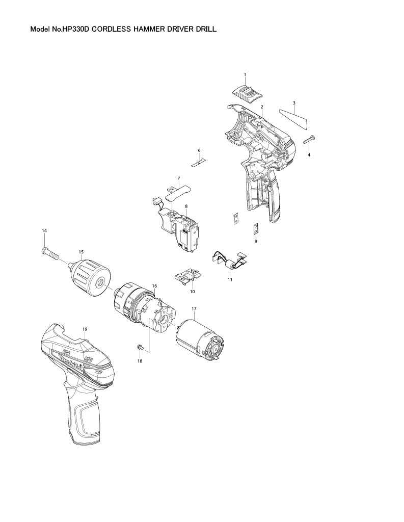 hammer drill parts diagram