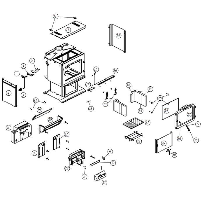 harman pellet stove parts diagram