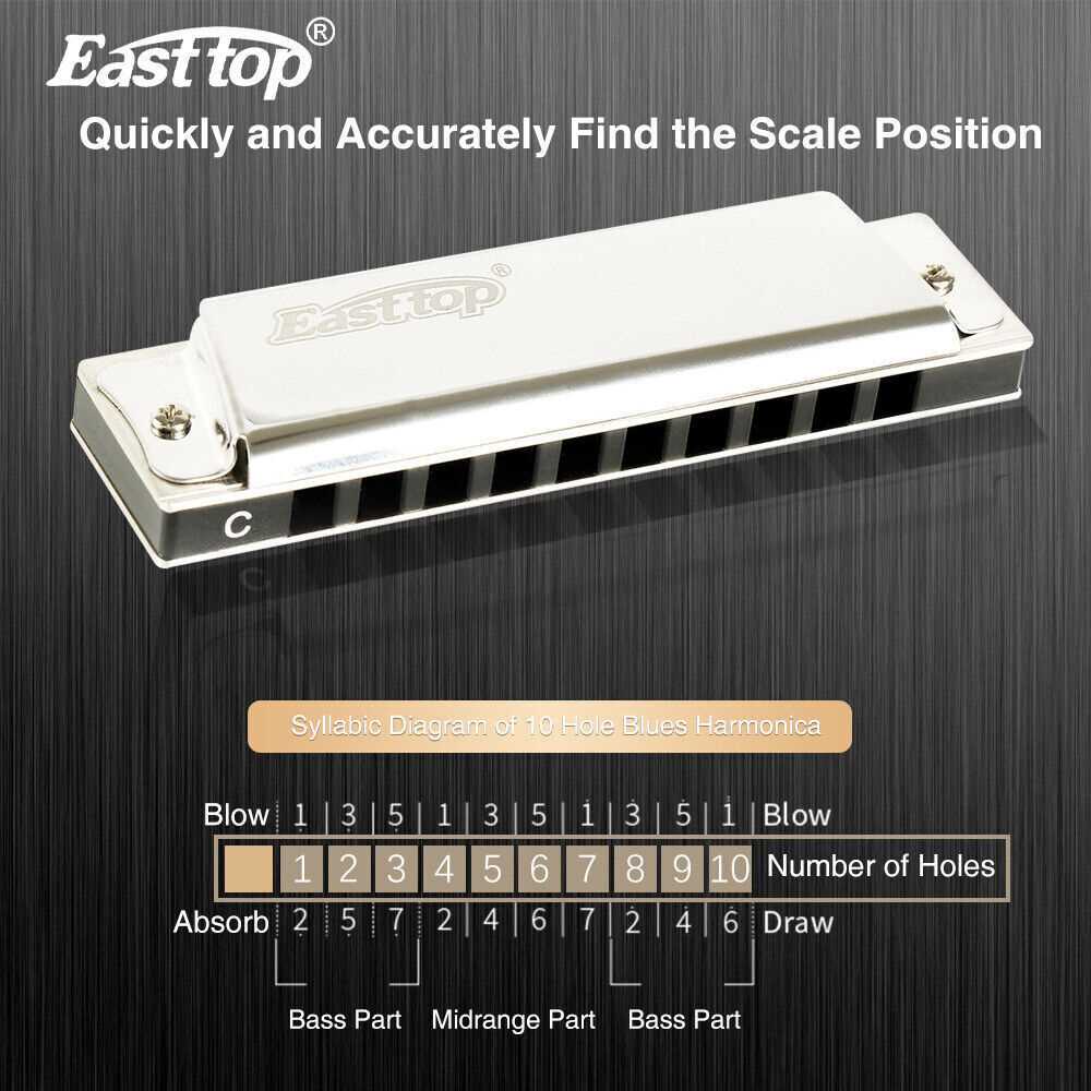 harmonica parts diagram