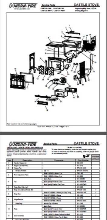 heatilator parts diagram