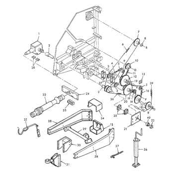 hesston 5500 round baler parts diagram