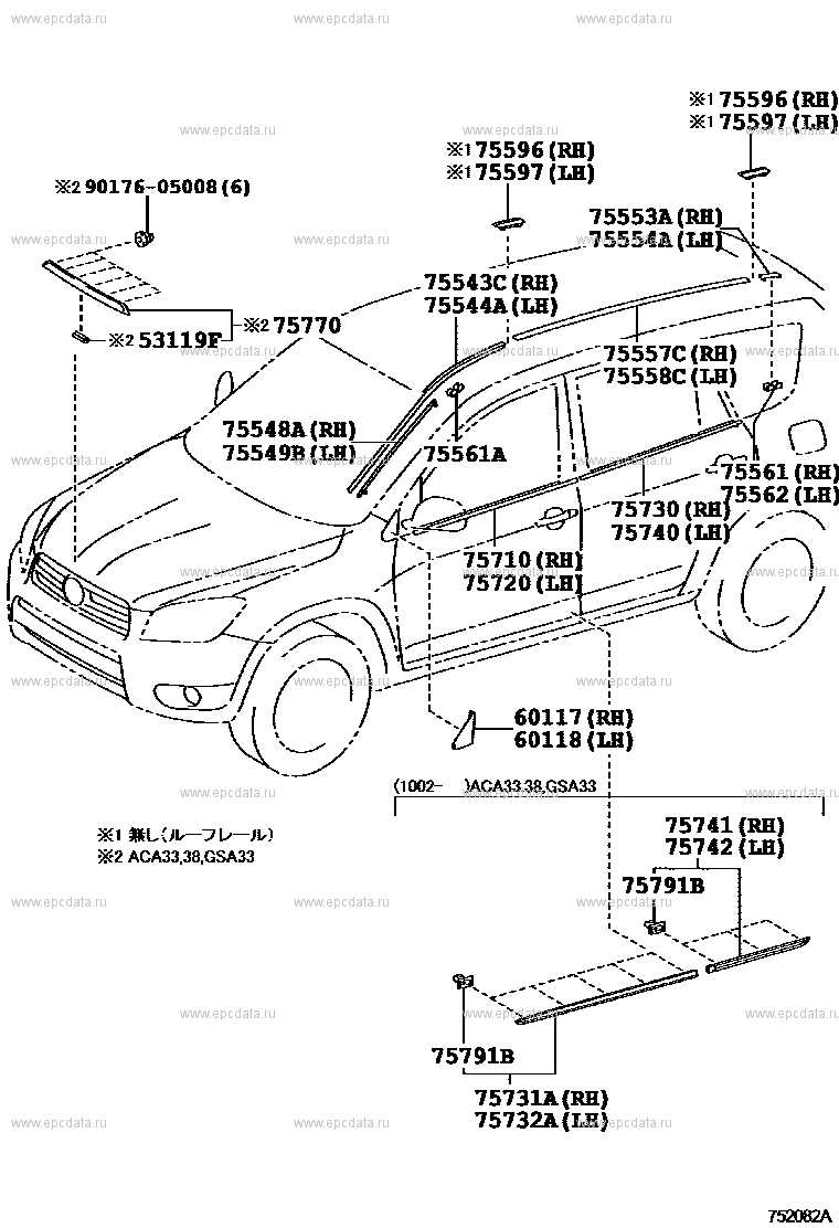 2009 toyota rav4 parts diagram