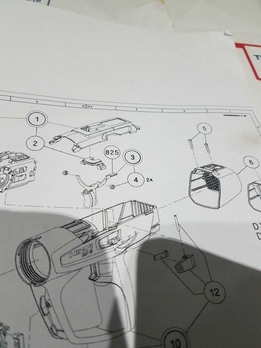 hilti dx a41 parts diagram