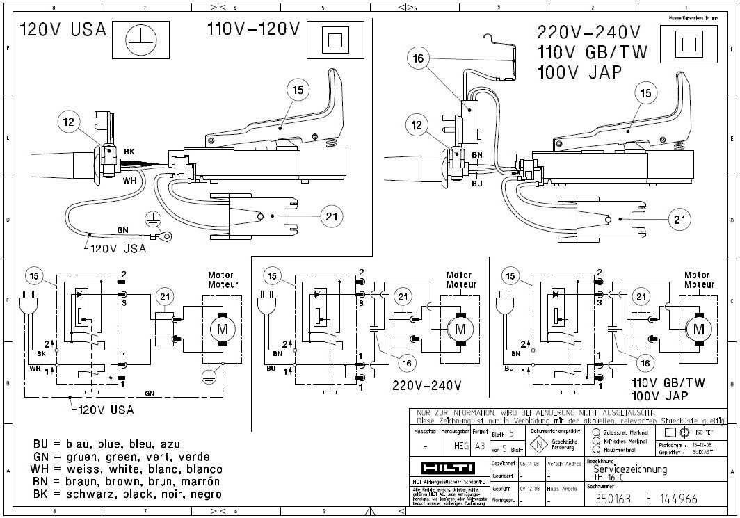 hilti te 76 parts diagram