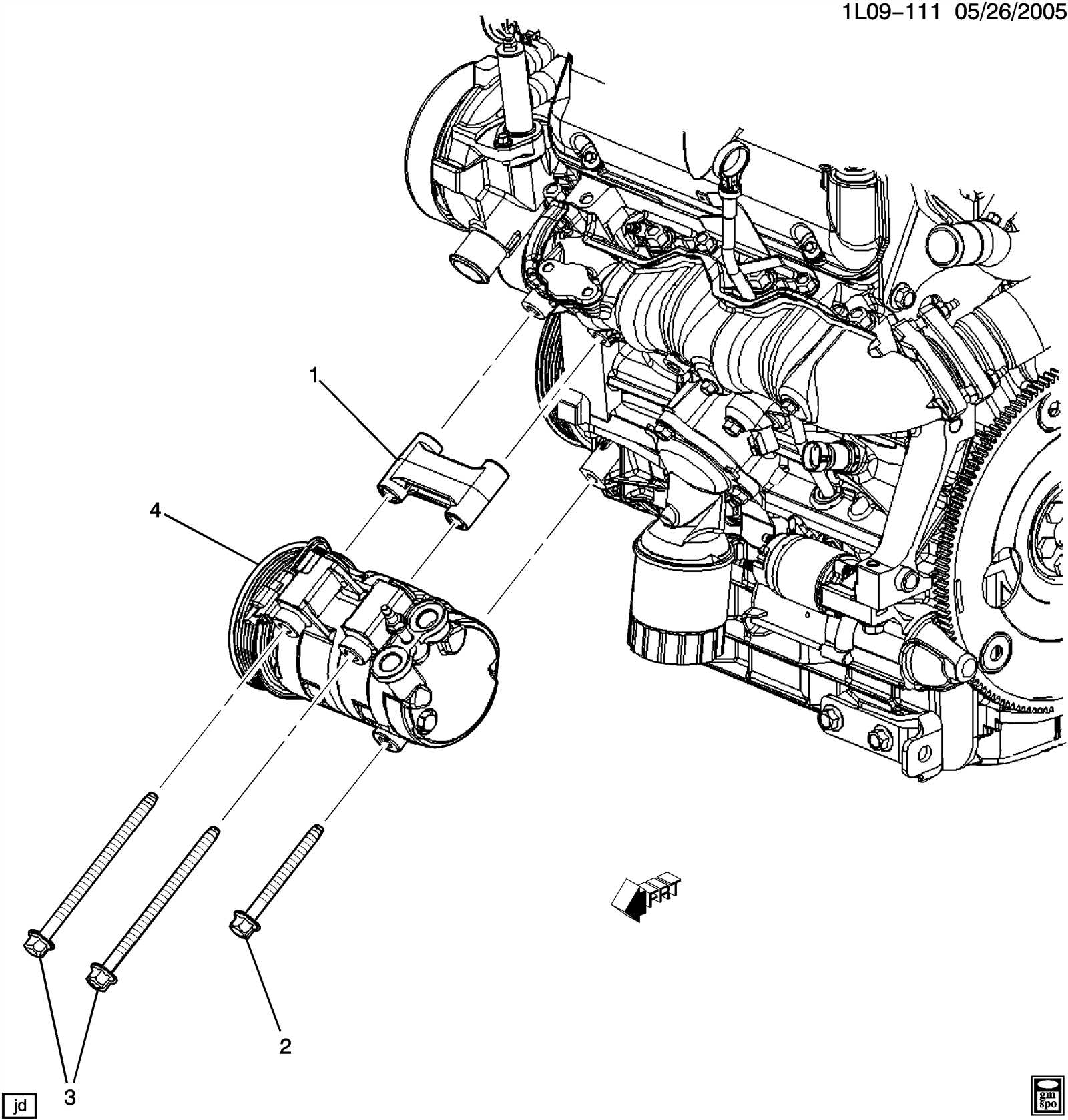 2006 chevy equinox engine parts diagram