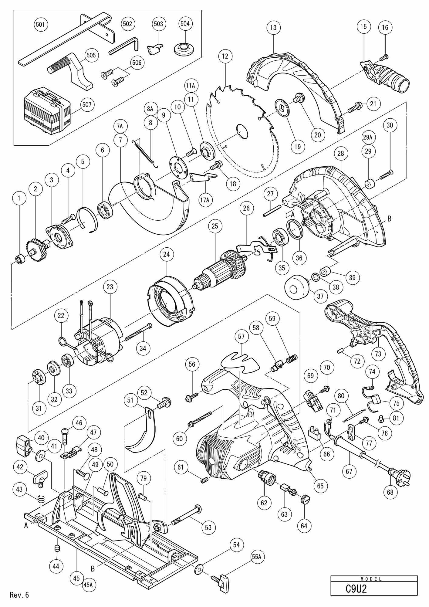 hitachi nt50ae2 parts diagram