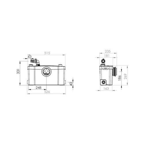 saniflo spare parts diagram