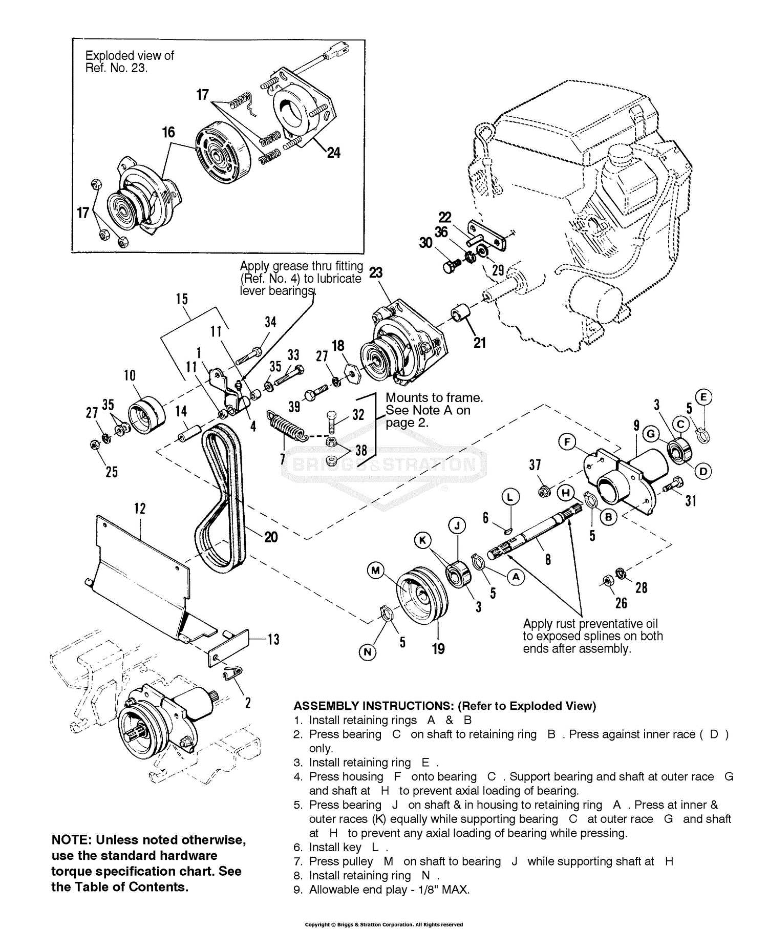 vanguard 16 hp v twin parts diagram