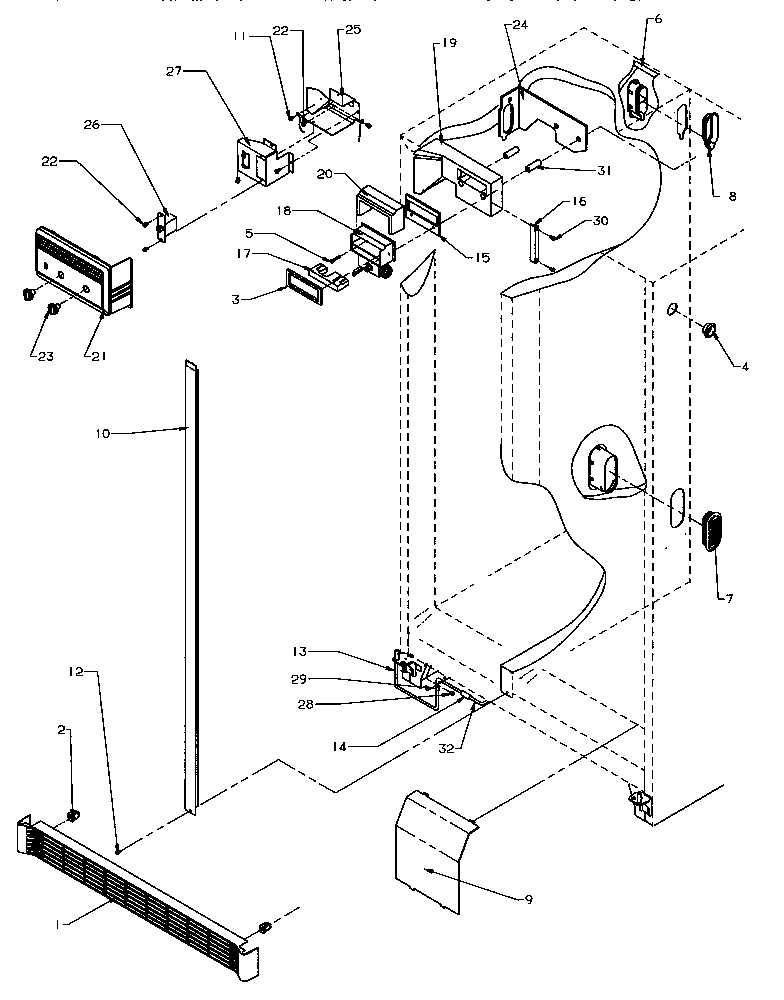 amana parts diagram