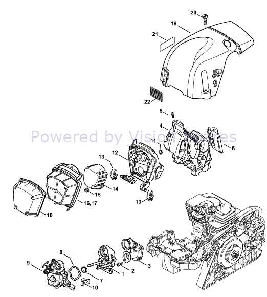 stihl ms311 parts diagram