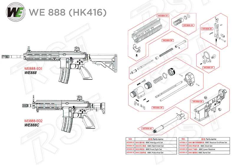 hk416 parts diagram