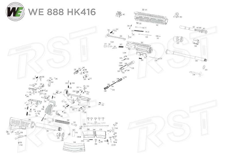 hk416 parts diagram