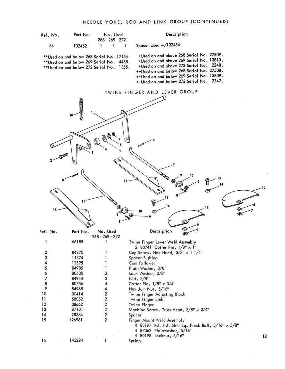 new holland square baler parts diagram