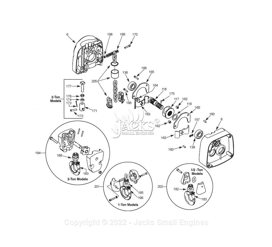 hoist parts diagram