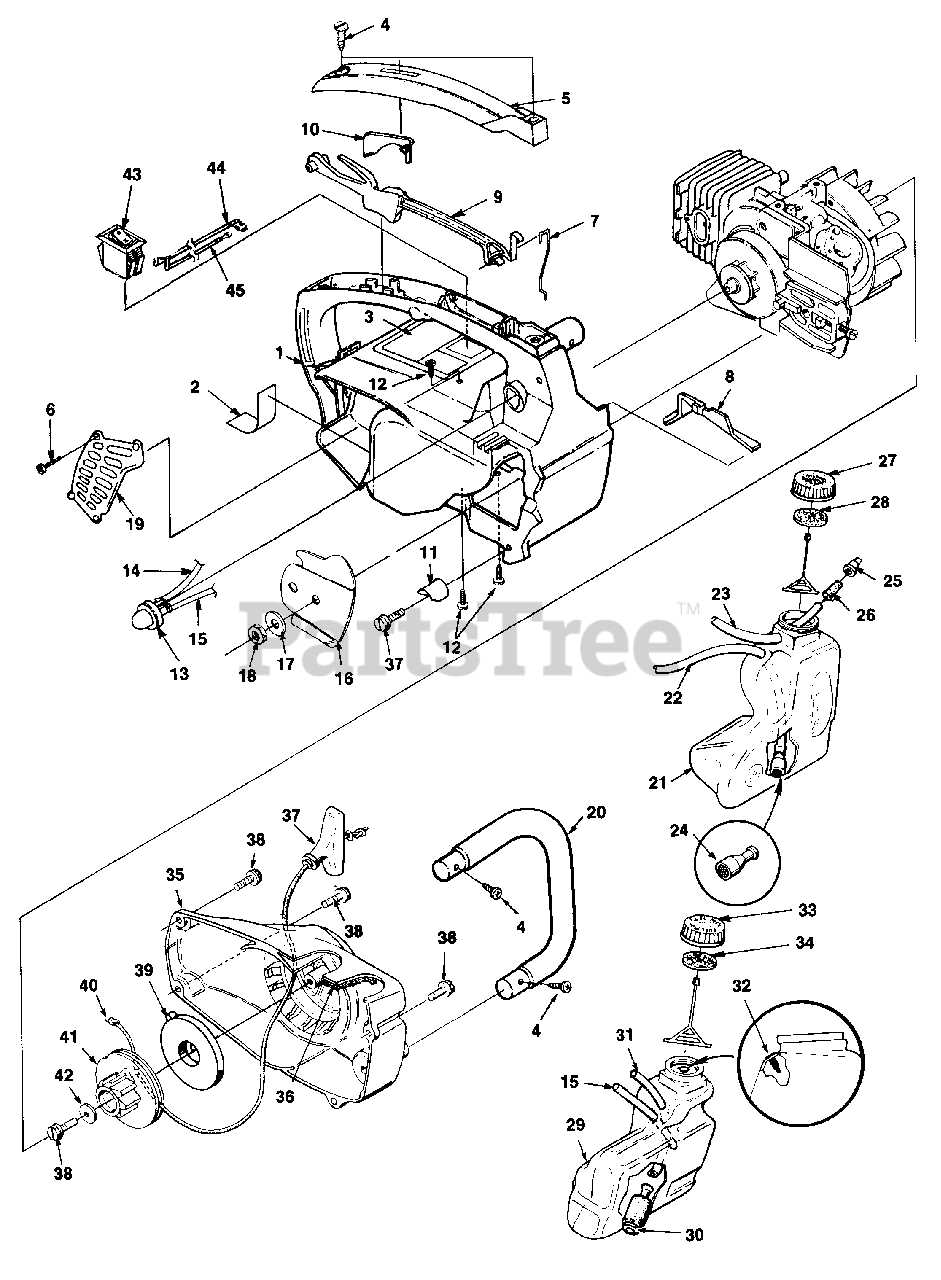 homelite parts diagram