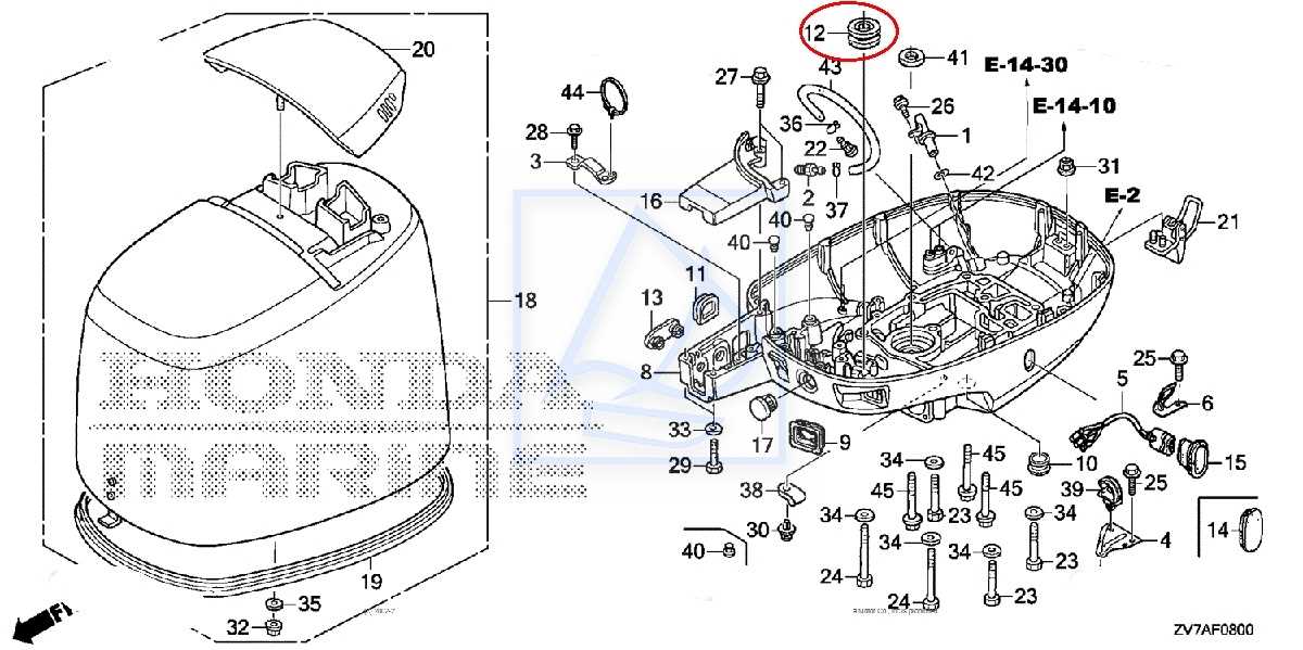 honda bf15 parts diagram