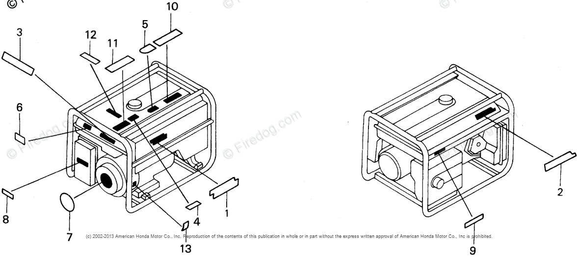 honda em5000sx parts diagram