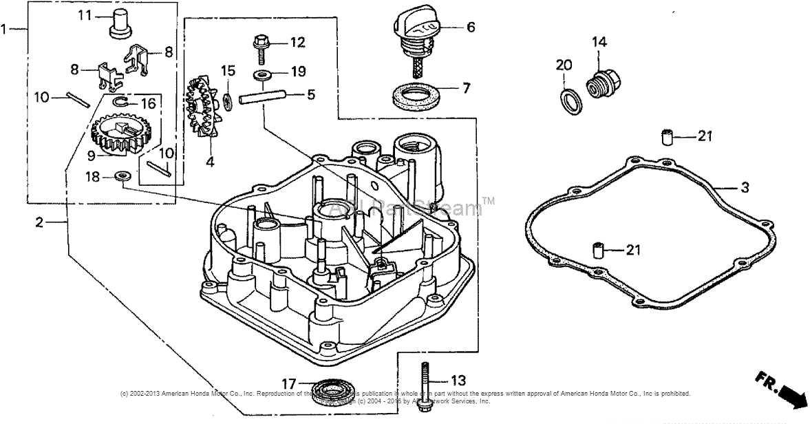 honda f210 tiller parts diagram