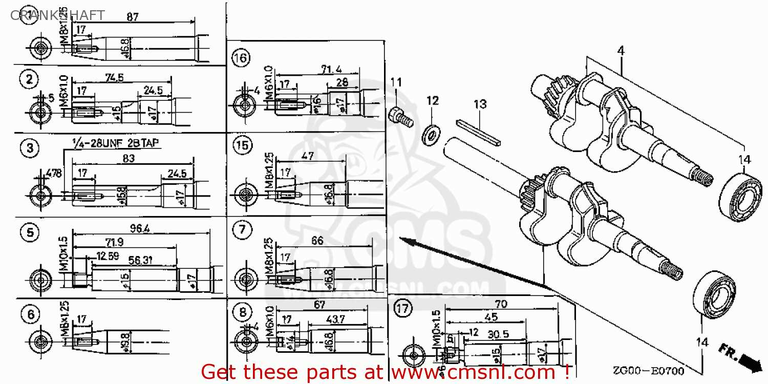 honda g100 parts diagram