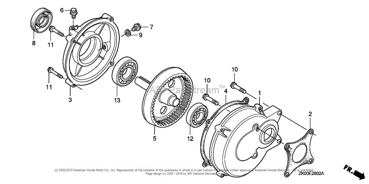 honda gx200 engine parts diagram