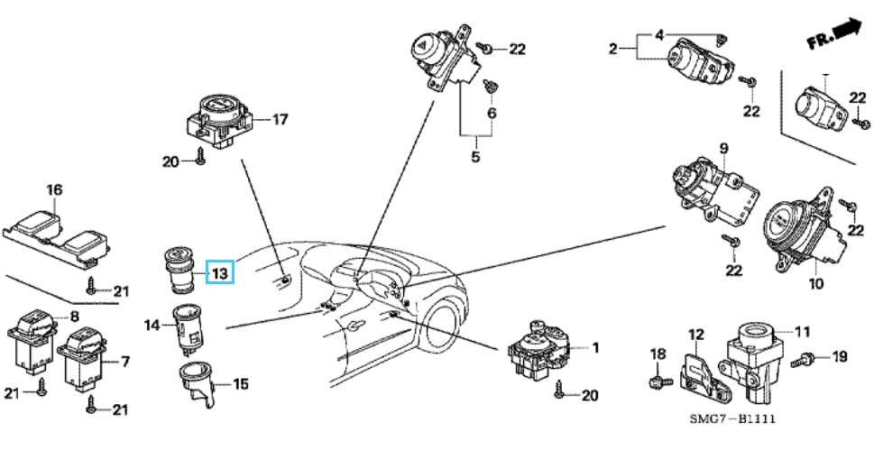 honda parts diagram civic