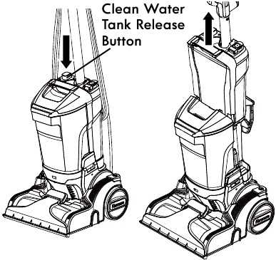 hoover carpet cleaner parts diagram