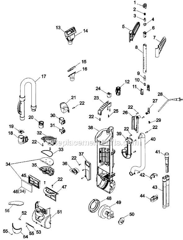 hoover fh51200 parts diagram