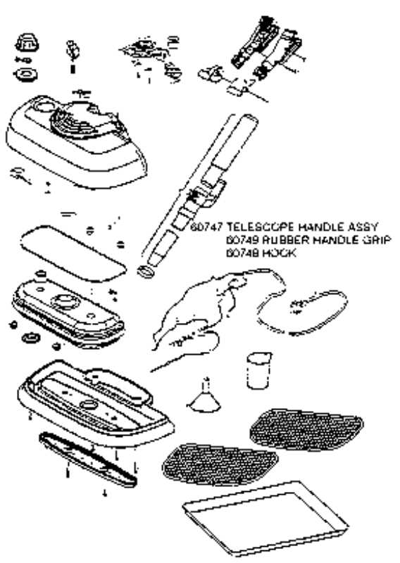 hoover power scrub parts diagram