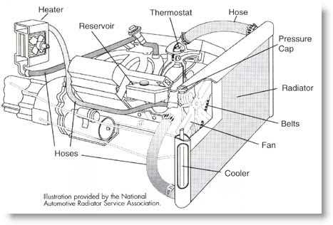 house radiator parts diagram