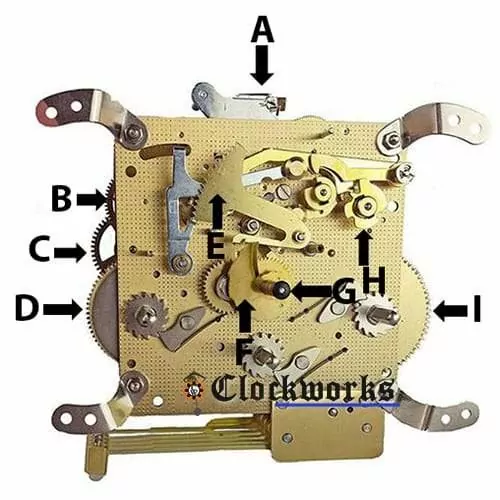 howard miller grandfather clock parts diagram