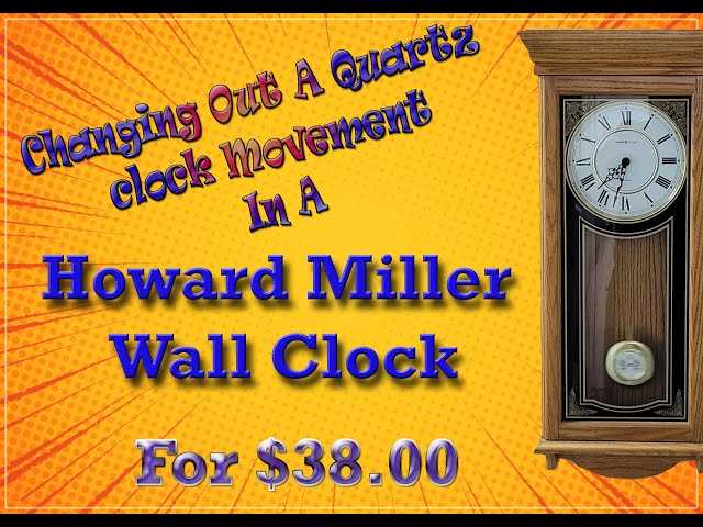 howard miller grandfather clock parts diagram