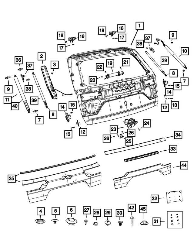 jeep xj parts diagram