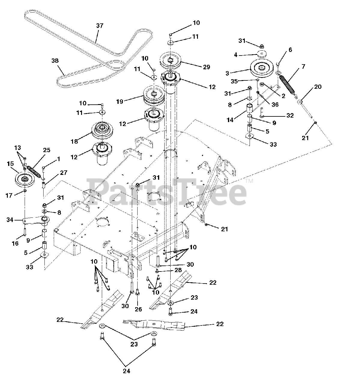 gravely parts diagram