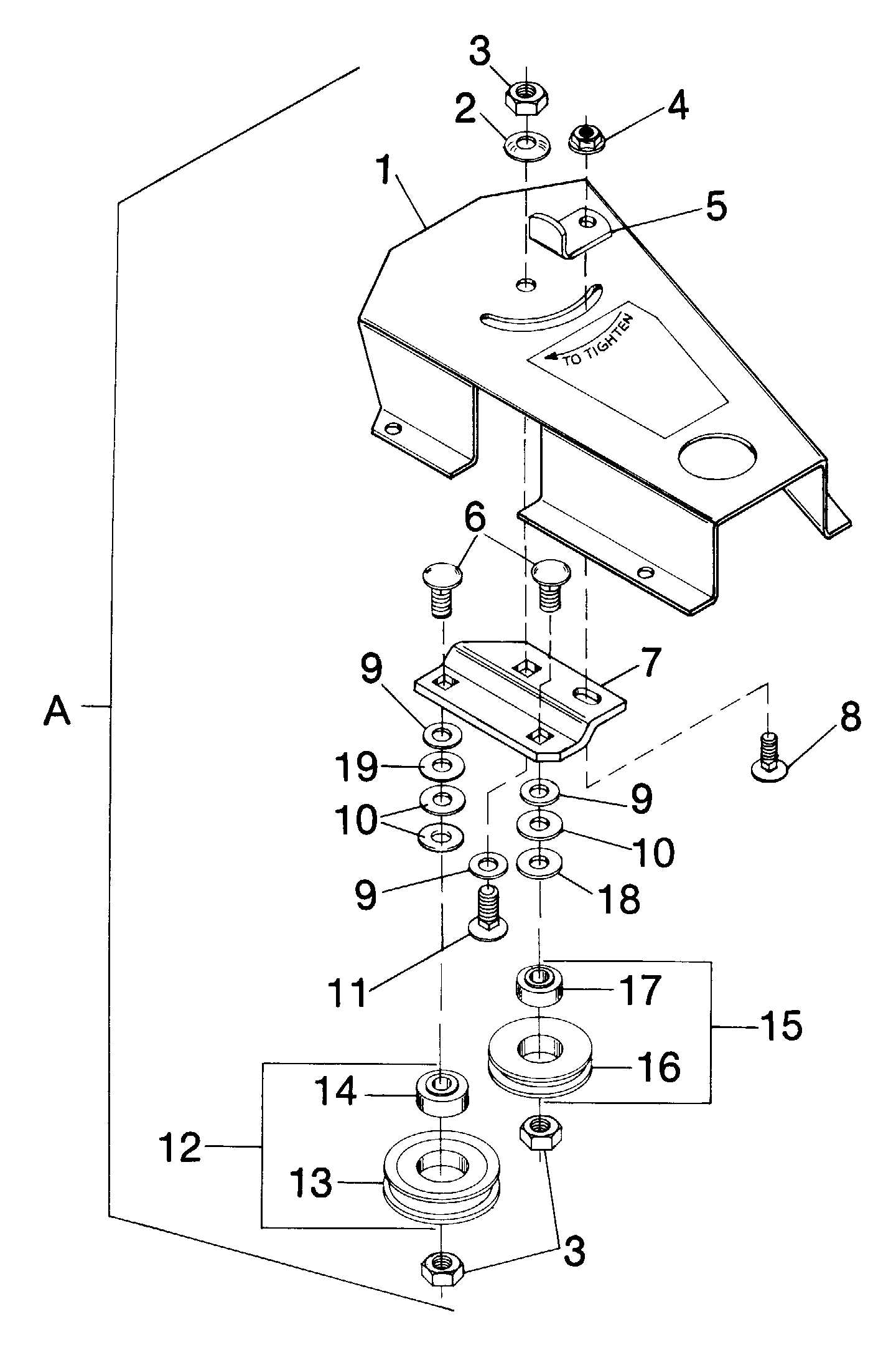 allis chalmers 5020 parts diagram